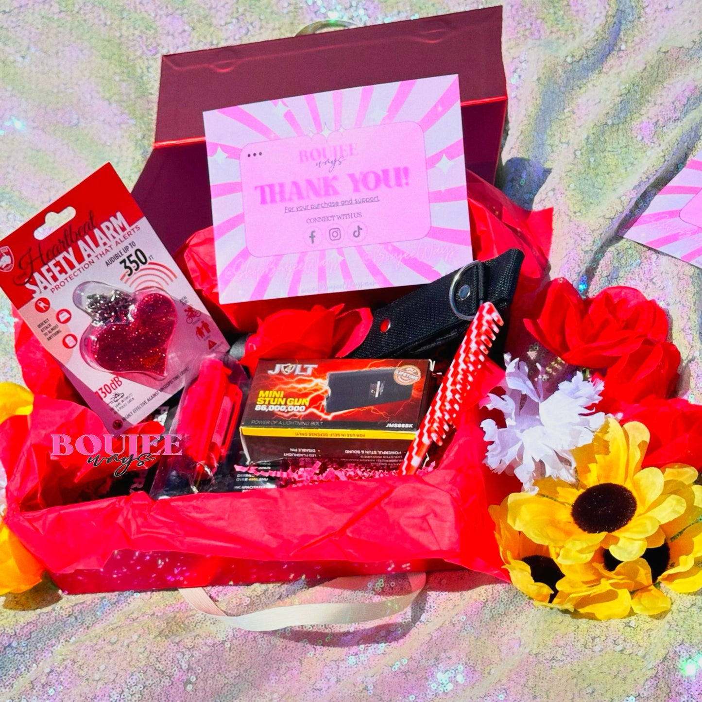 Boujee Safety Bundle Box in Bold Red ❤️