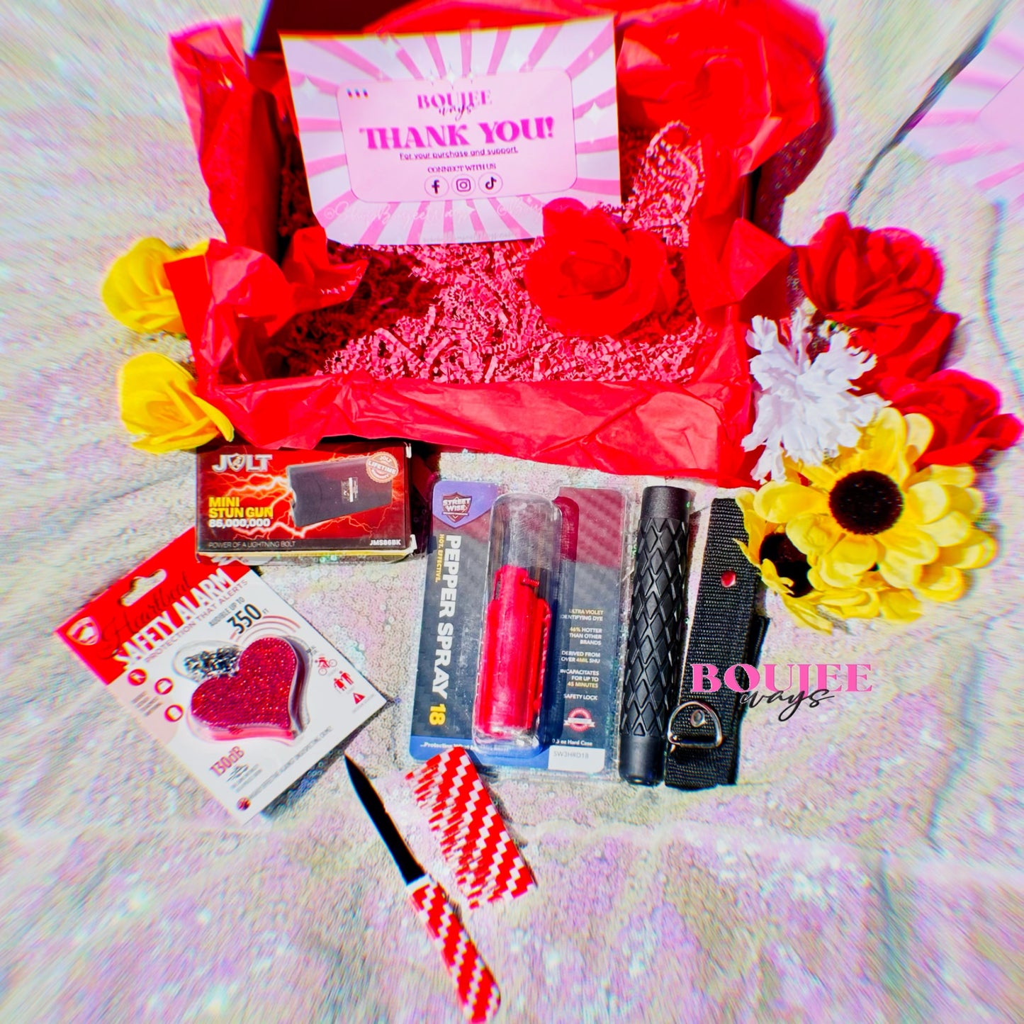 Boujee Safety Bundle Box in Bold Red ❤️
