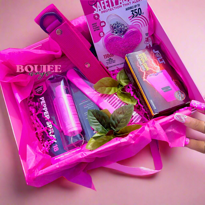 Boujee Safety Bundle Box in Pretty Pink 💕