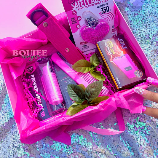 Boujee Safety Bundle Box in Pretty Pink 💕
