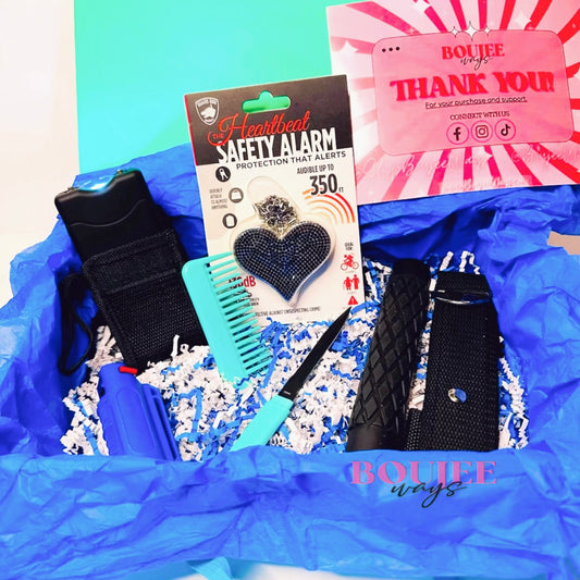 Boujee Safety Bundle Box in Aqua Luxe 💙