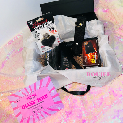 Boujee Safety Bundle Box in Sleek Black 🖤