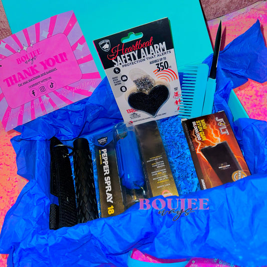 Boujee Safety Bundle Box in Aqua Luxe 💙