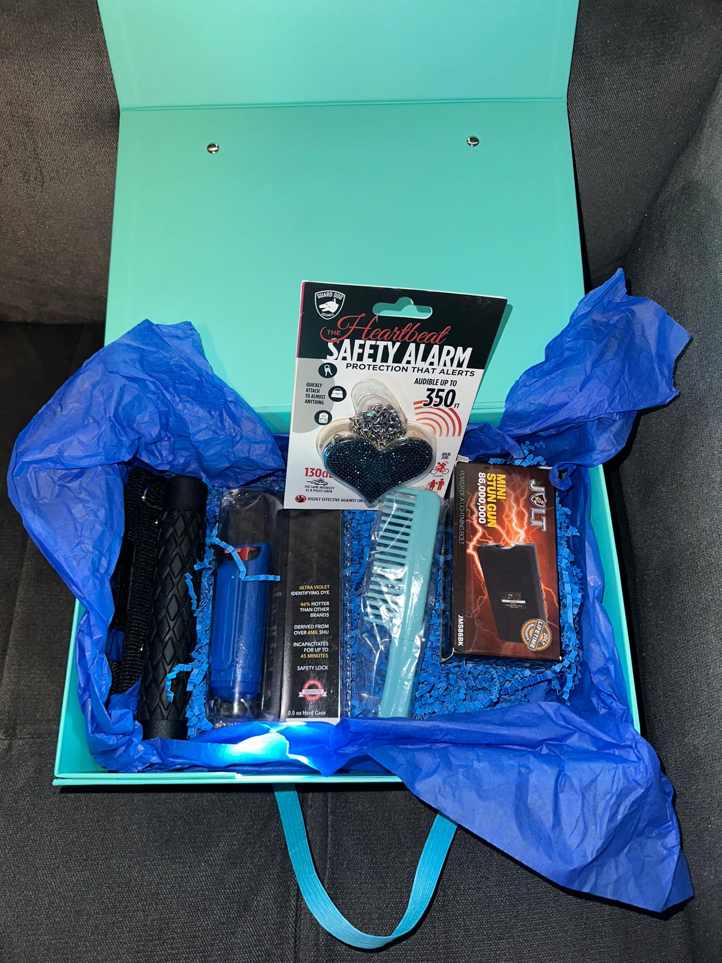 Boujee Safety Bundle Box in Aqua Luxe 💙