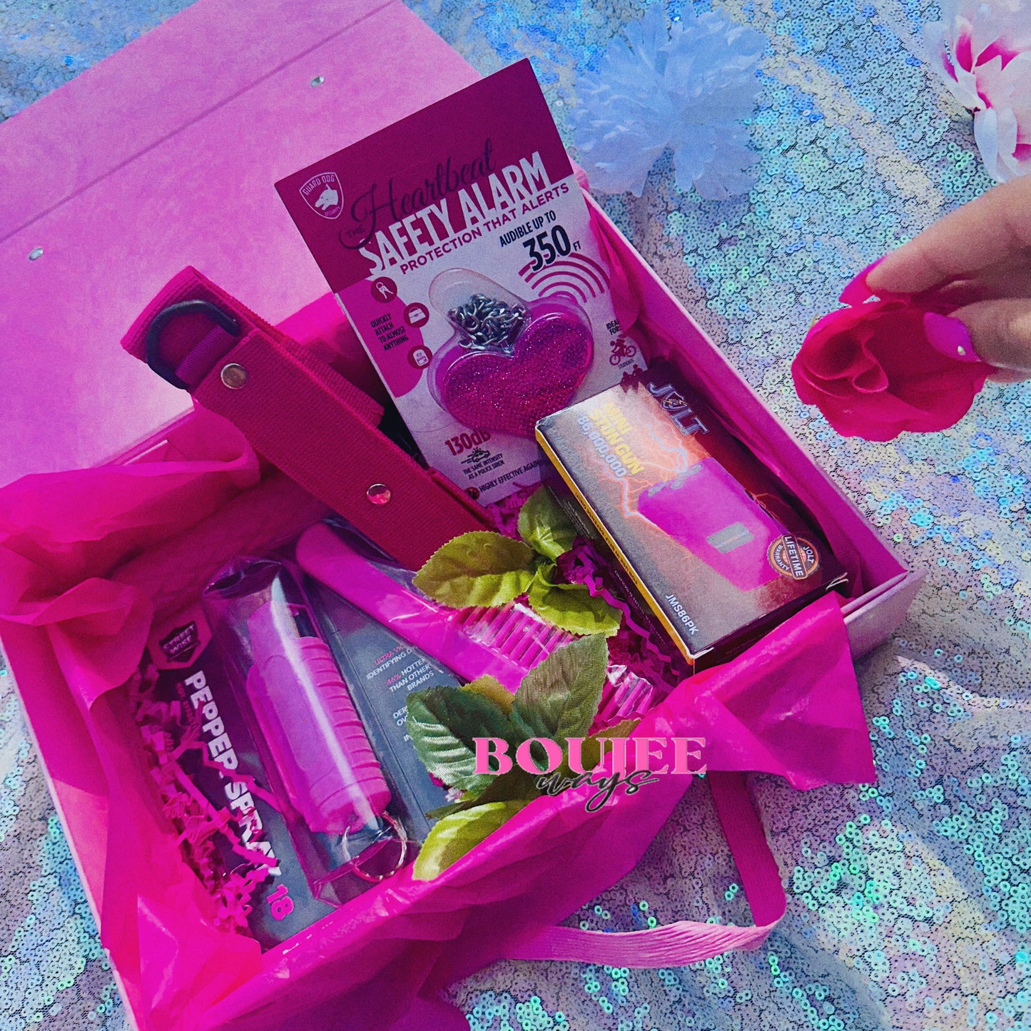 Boujee Safety Bundle Box in Pretty Pink 💕