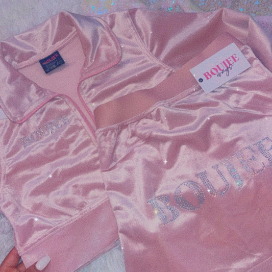 Officially Boujee Mini Skirt - Light Pink
