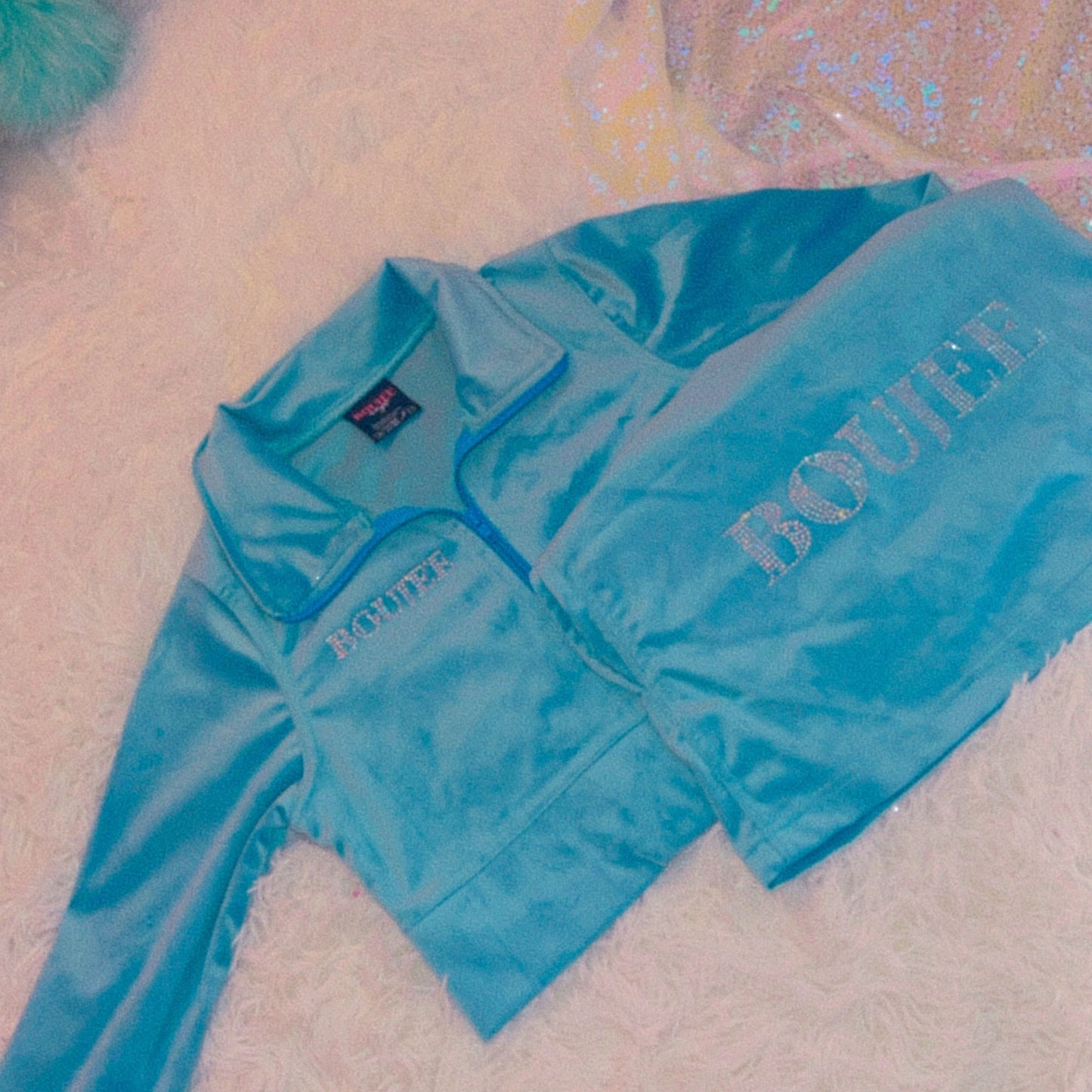 Officially Boujee Mini Skirt - Teal